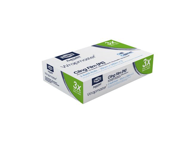 TOPPITS Plastfolie PE 3000 30cmx300m 3/fp | Kök och servering - Plast- och aluminiumfolie - Plastfolie | Kontorsexperten