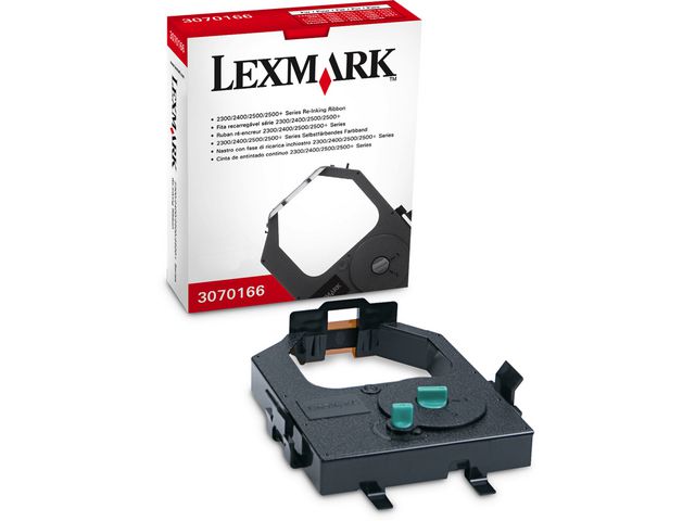 Lexmark Färgband, svart, 3070166 | Toner och bläck - Färg- och Raderband - Färgband Lexmark | Kontorsexperten