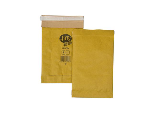 Produktfoto för Jiffy Påse vadderad Nr 3 210x343mm remsa