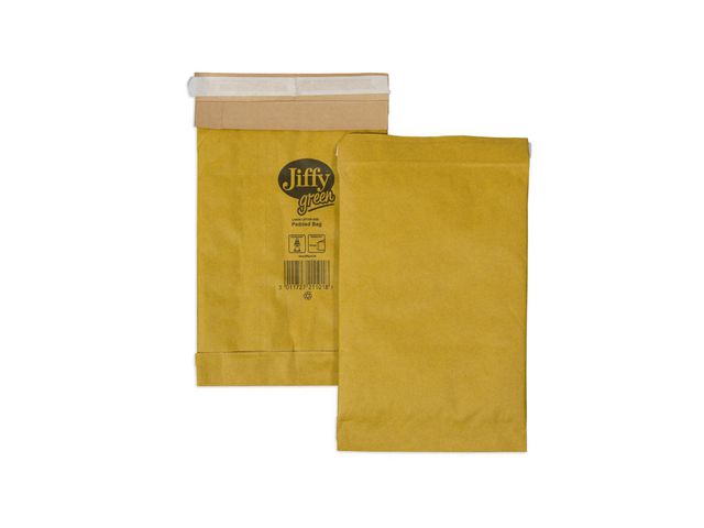Jiffy Påse vadderad Nr 6 294x458mm remsa 50/fp | Emballage och lagerutrustning - Kuvert och postemballage - Vadderade påsar | Kontorsexperten