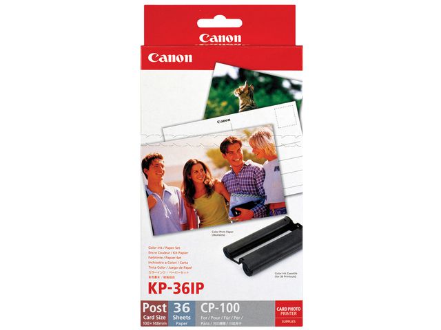 Produktfoto för Canon KP-36IP - bläckpatron/papperssats