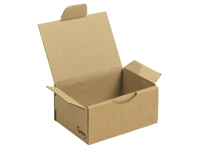 Lyreco Wellåda låsklaff 350x220x130mm | Emballage och lagerutrustning - Lådor och well - Welllådor 1-lag - 370-500 mm | Kontorsexperten