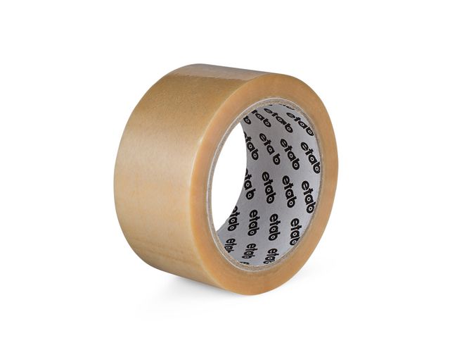 ETAB Packtejp PVC 243 50mmx66m Klar | Emballage och lagerutrustning - Packtejper - Packtejp PVC | Kontorsexperten
