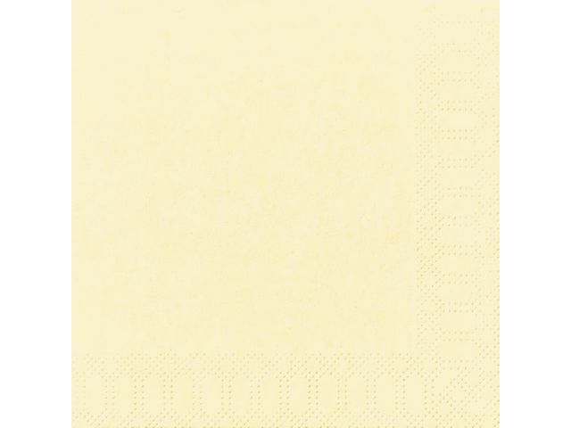 DUNI Servett 1-lags, enfärgad, 33 cm, krämfärgad 500/fp | Kök och servering - Servetter och dukar - Servett - 1-lagers | Kontorsexperten