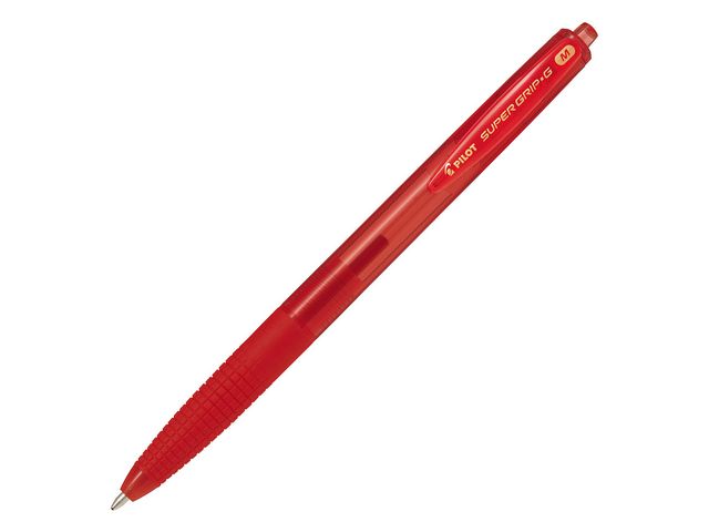 Pilot Kulpenna Super Grip G Medium 1mm röd | Kontorsmaterial - Pennor - Kulpennor | Kontorsexperten