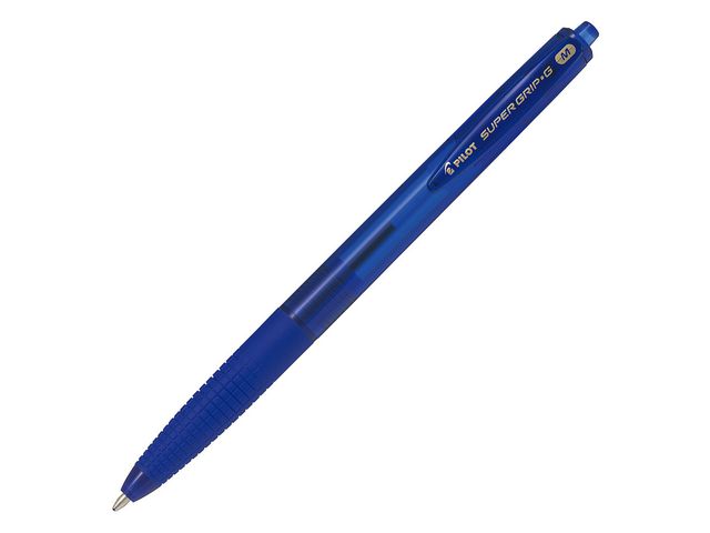 Pilot Kulpenna Super Grip G Medium 1mm blå | Kontorsmaterial - Pennor - Kulpennor | Kontorsexperten