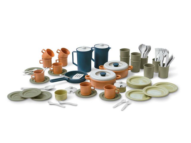 DANTOY Servis av bioplast 79/fp | Skola och förskola - Lekmaterial - Kök och matlek | Kontorsexperten