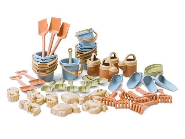 DANTOY Sandset av bioplast 50/fp | Skola och förskola - Lekmaterial - Sandlek och vattenlek | Kontorsexperten