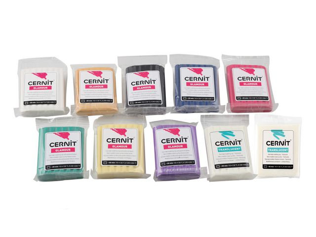 CERNIT Modellera pärlemor 10x56 g | Skola och förskola - Bild och form - Lera och sand | Kontorsexperten