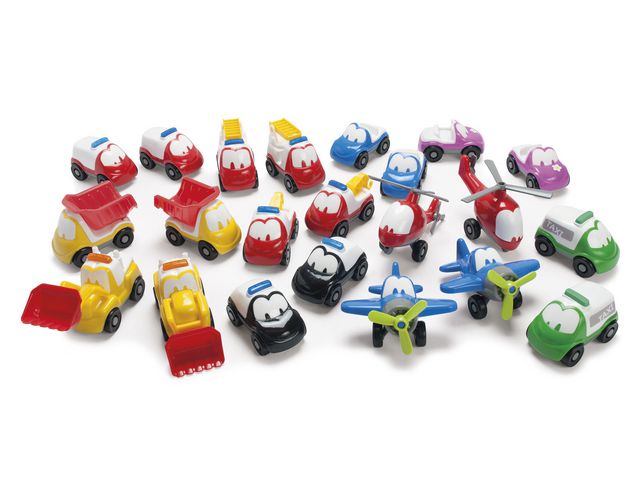 DANTOY Småbilar, blandade färger 22/fp | Skola och förskola - Lekmaterial - Leksaksbilar | Kontorsexperten
