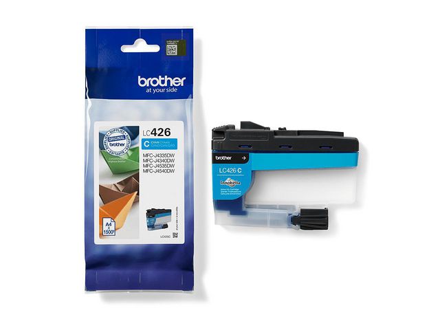 Brother Bläckpatron LC426C 1,5K Cyan | Toner och bläck - Bläckpatroner - Bläckpatroner Brother | Kontorsexperten