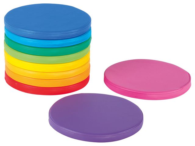 Sittdynor Kulör Set 10 st | Skolmöbler och inredning - Mjuklek och motorik - Bygg- och sittkuddar | Kontorsexperten