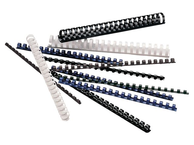 LYRECO Plastspiral 12mm Svart 100/fp | Kontorsmaskiner - Inbindning - Spiraler | Kontorsexperten