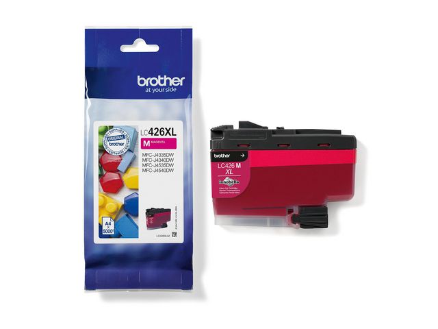 Brother Bläckpatron LC426XLM 5K Magenta | Toner och bläck - Bläckpatroner - Bläckpatroner Brother | Kontorsexperten