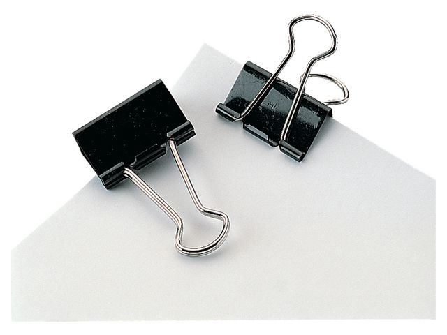 Lyreco Pappersklämma 15x32mm svart 12/fp | Kontorsmaterial - Till skrivbordet - Pappersklämmor | Kontorsexperten
