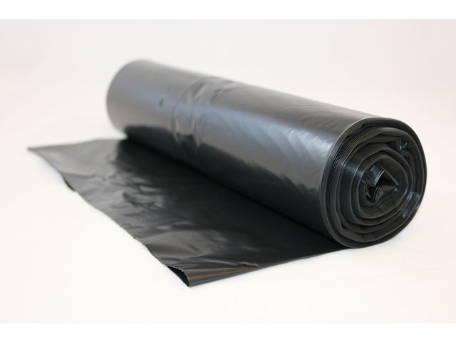 Plastsäck LD 125l 40my svart 25/rl | Städ och hygien - Påsar och säckar - Plastsäckar | Kontorsexperten