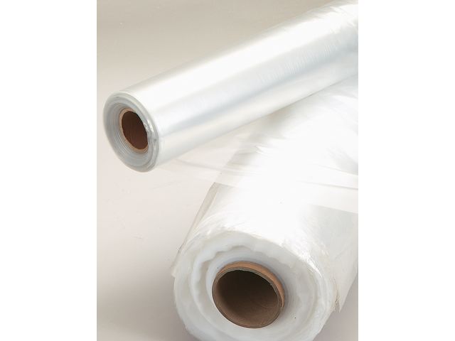 POLYNOVA Polyetenfolie transparent 2x50m 100my | Emballage och lagerutrustning - Sträckfilmer och toppark - Toppark | Kontorsexperten