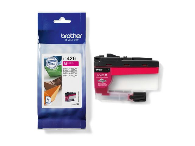 Brother Bläckpatron LC426M 1,5K Magenta | Toner och bläck - Bläckpatroner - Bläckpatroner Brother | Kontorsexperten