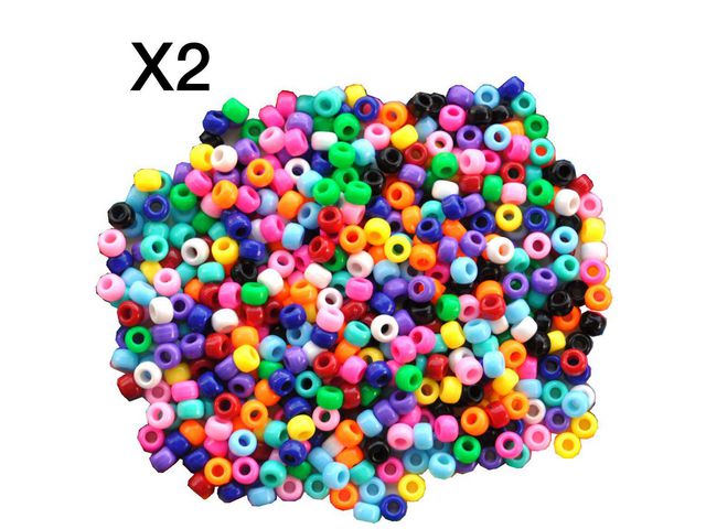 Plastpärla kongopärlor 2000/fp | Skola och förskola - Hobbymaterial - Pärlor | Kontorsexperten