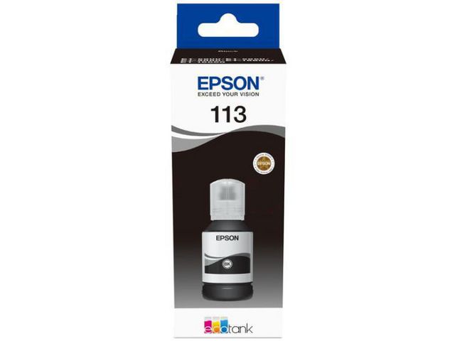 Epson Bläckpatron 113 C13T06B140 7,5K svart | Toner och bläck - Bläckpatroner - Bläckpatroner Epson | Kontorsexperten