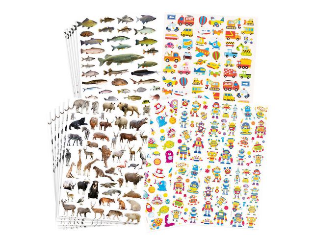 Stickers storpack blandade motiv 526/fp | Skola och förskola - Hobbymaterial - Bokmärken och stickers | Kontorsexperten