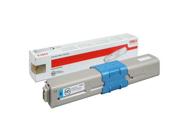 OKI Toner, cyan, singelförpackning, 44469706 | Toner och bläck - Tonerkassetter - Toner OKI | Kontorsexperten