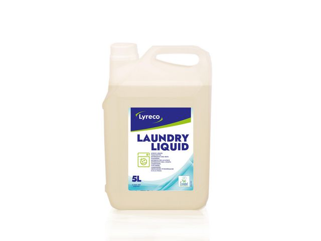 LYRECO Tvättmedel vit/kulör flytande 5L | Städ och hygien - Tvättmedel och klädvård - Tvättmedel | Kontorsexperten