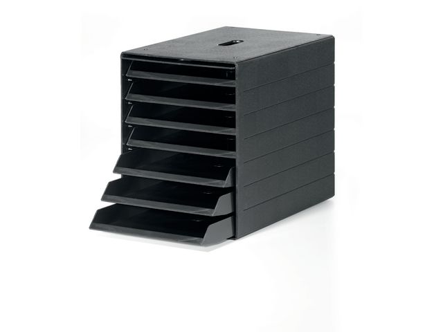 DURABLE Blankettbox Idealbox Plus 7-fack grå | Kontorsmaterial - Till skrivbordet - Blankettfack och Boxar | Kontorsexperten