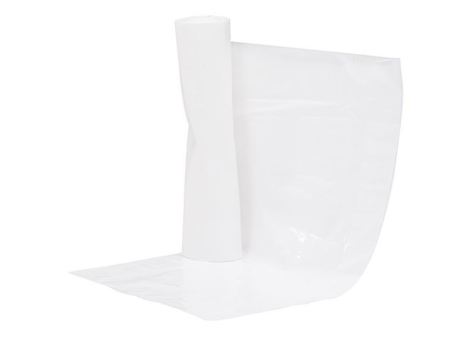 Polynova Papperskorgspåse Basko 60 återvinningsbara, extra slitstarka, vita, 60L, 87 x 85 cm | Städ och hygien - Påsar och säckar - Papperskorgspåsar | Kontorsexperten