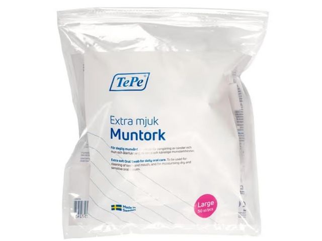 TePe Muntork extra mjuk Large 50/fp | Sjukvård och omsorg - Diagnos och behandling - Ögon öron näsa och hals | Kontorsexperten