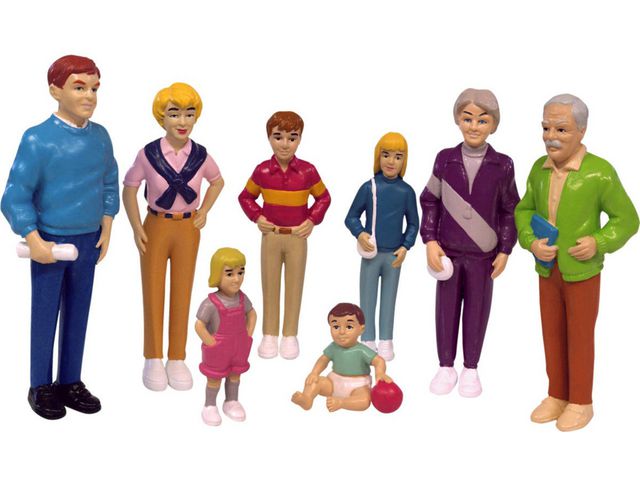 MINILAND Familj Lekfigurer 1. 8/fp | Skola och förskola - Lekmaterial - Lekfigurer - Övriga | Kontorsexperten