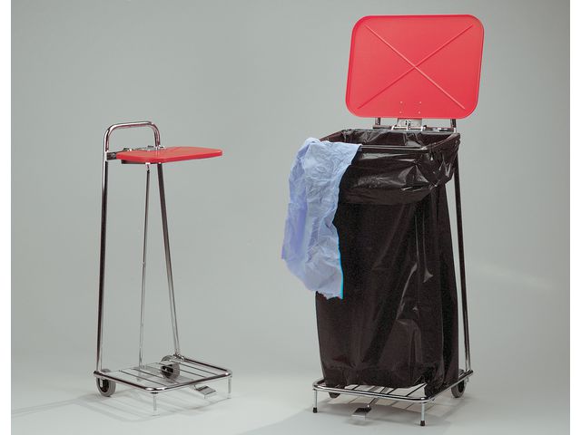 Säckställ lock/pedal 125L | Städ och hygien - Avfallshantering och källsortering - Säckstativ | Kontorsexperten