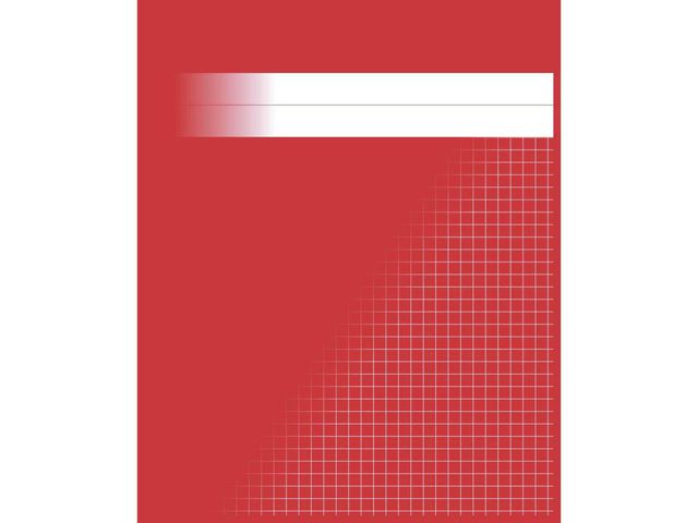 Räknehäfte 17x21cm rutat 5x5 mm röd | Skola och förskola - Förbrukning skola häften - Räknehäften | Kontorsexperten