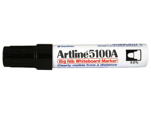 Artline Whiteboardpenna 5100A BIG svart | Kontorsmaterial - Pennor - Whiteboardpennor - Rund spets | Kontorsexperten