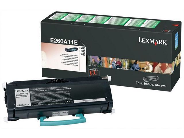 Lexmark Toner E260A11E, svart, singelförpackning | Toner och bläck - Tonerkassetter - Toner Lexmark | Kontorsexperten