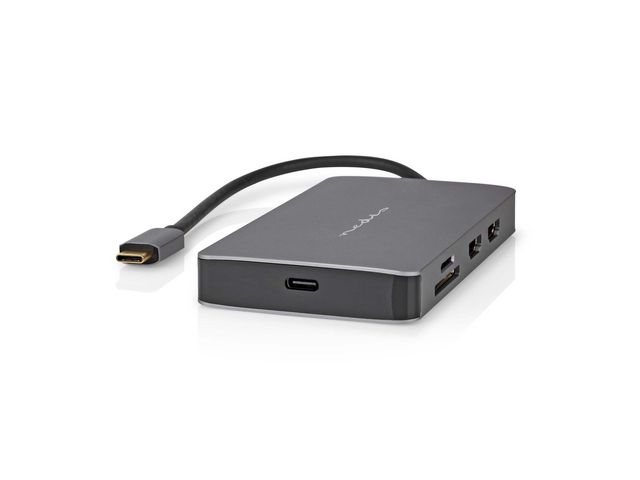 NEDIS Dockningsstation USBC/USBA/2xHDMI | Datorprodukter - Kringutrustning - Dockningsstationer | Kontorsexperten
