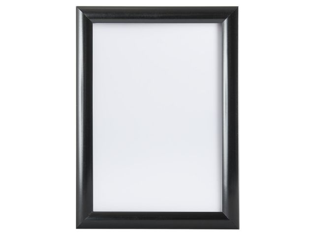 Väggram A4, aluminiumprofil 25mm svart | Kontorsmöbler och inredning - Tavlor ställ och ramar - Väggramar | Kontorsexperten