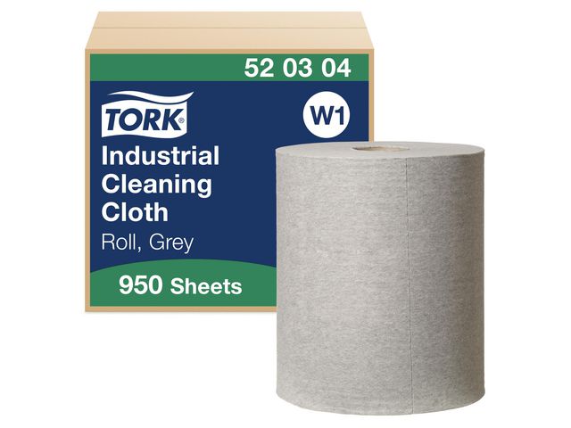 TORK Rengöringsduk Flexibel 1-lagers grå | Städ och hygien - Toalettpapper och torkpapper - Industritork | Kontorsexperten