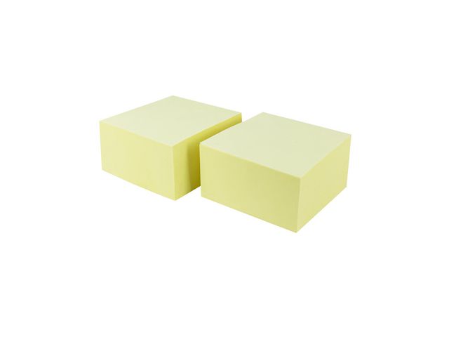 Lyreco Notes kub prem 76x76mm gul 2/fp | Kontorsmaterial - Notes och Post-It - Notes - Kuber | Kontorsexperten