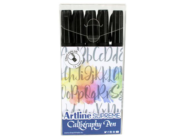 ARTLINE Kalligrafiset svart 5/fp | Kontorsmaterial - Pennor - Kalligrafipennor | Kontorsexperten