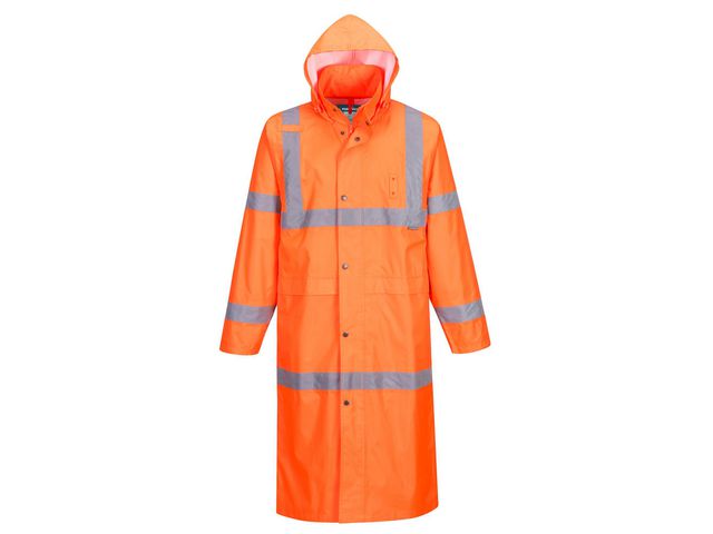 PORTWEST® Varselregnrock 122cm orange kl3 3XL