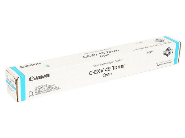 Canon Toner C-EXV49 Cyan | Toner och bläck - Tonerkassetter - Toner Canon | Kontorsexperten