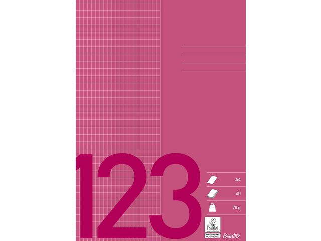 Bantex Räknehäfte A4 5x9mm rutat | Skola och förskola - Förbrukning skola häften - Räknehäften | Kontorsexperten
