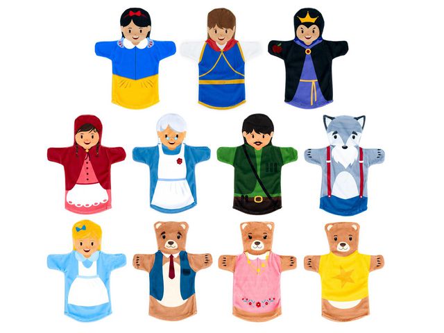 ACHOKA Handdockor sagor 11/fp | Skola och förskola - Lekmaterial - Handdockor | Kontorsexperten