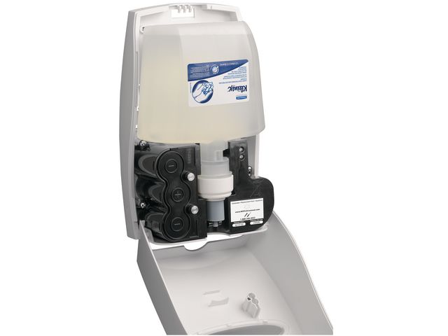 Kimberly-Clark Professional Dispenser för tvål, automatisk rörelseavkännande, borstad plast 1,2 l | Städ och hygien - Tvål och hygien - Hygiensystem - Kimberly Clark | Kontorsexperten