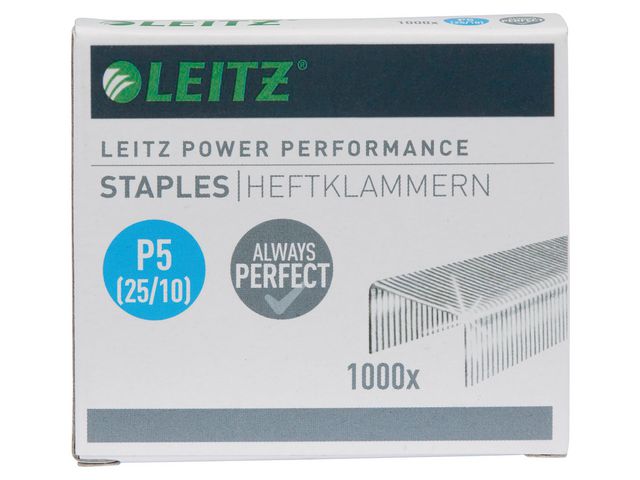 Leitz Häftklammer 25/10 1000/fp | Kontorsmaterial - Till skrivbordet - Häftklammer och tillbehör | Kontorsexperten
