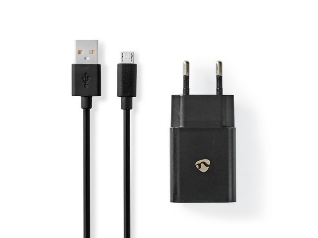 NEDIS Laddare Vägg 2.1 A Micro-USB S | Datorprodukter - Surfplattor och smartphones - Laddare - Vägg | Kontorsexperten