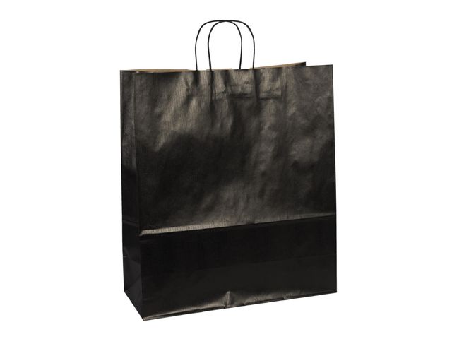 SOBER Bärkasse Large svart 150/fp | Emballage och lagerutrustning - Bärkassar och Påsar - Bärkasse - Papper | Kontorsexperten