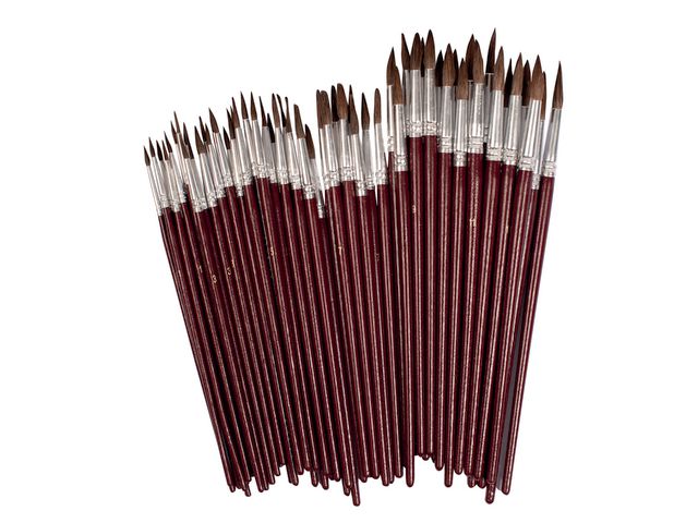 PLAYBOX Akvarellpenselset 72/fp | Skola och förskola - Målarfärg och tillbehör - Penslar | Kontorsexperten