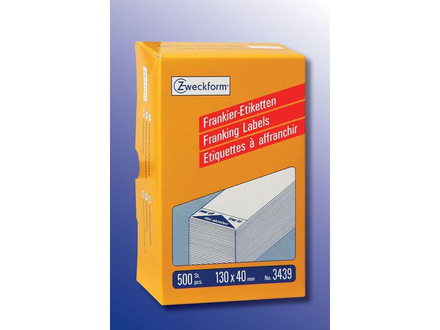 AVERY Etikett Frankering 130x40mm 500/fp | Emballage och lagerutrustning - Etiketter och godsmärkning - Frankeringsetiketter | Kontorsexperten